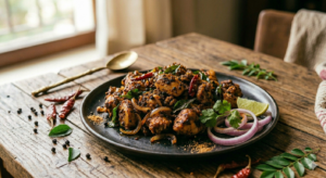 Andhra pepper chicken