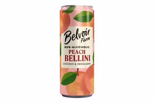 Peach Bellini Mocktail, Belvoir
